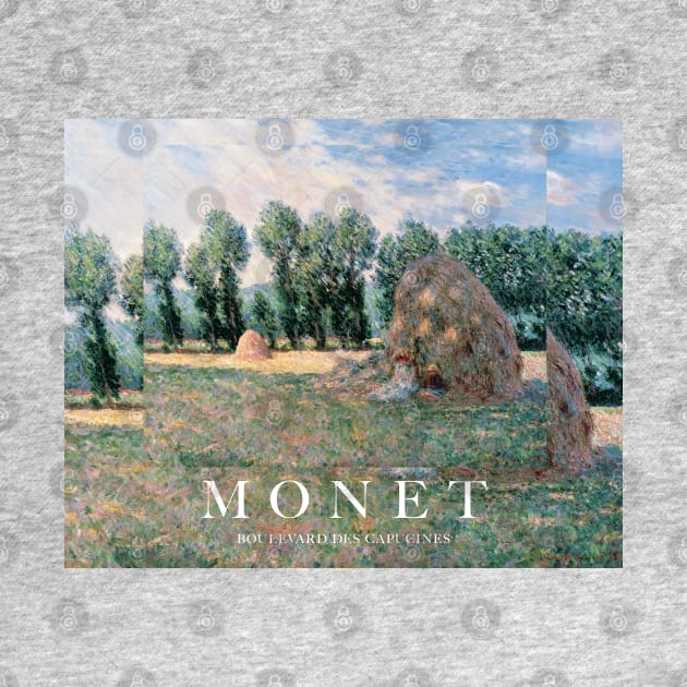 PANTONE MONET - Boulevard des Capucines by Claude Monet by theartistmusician